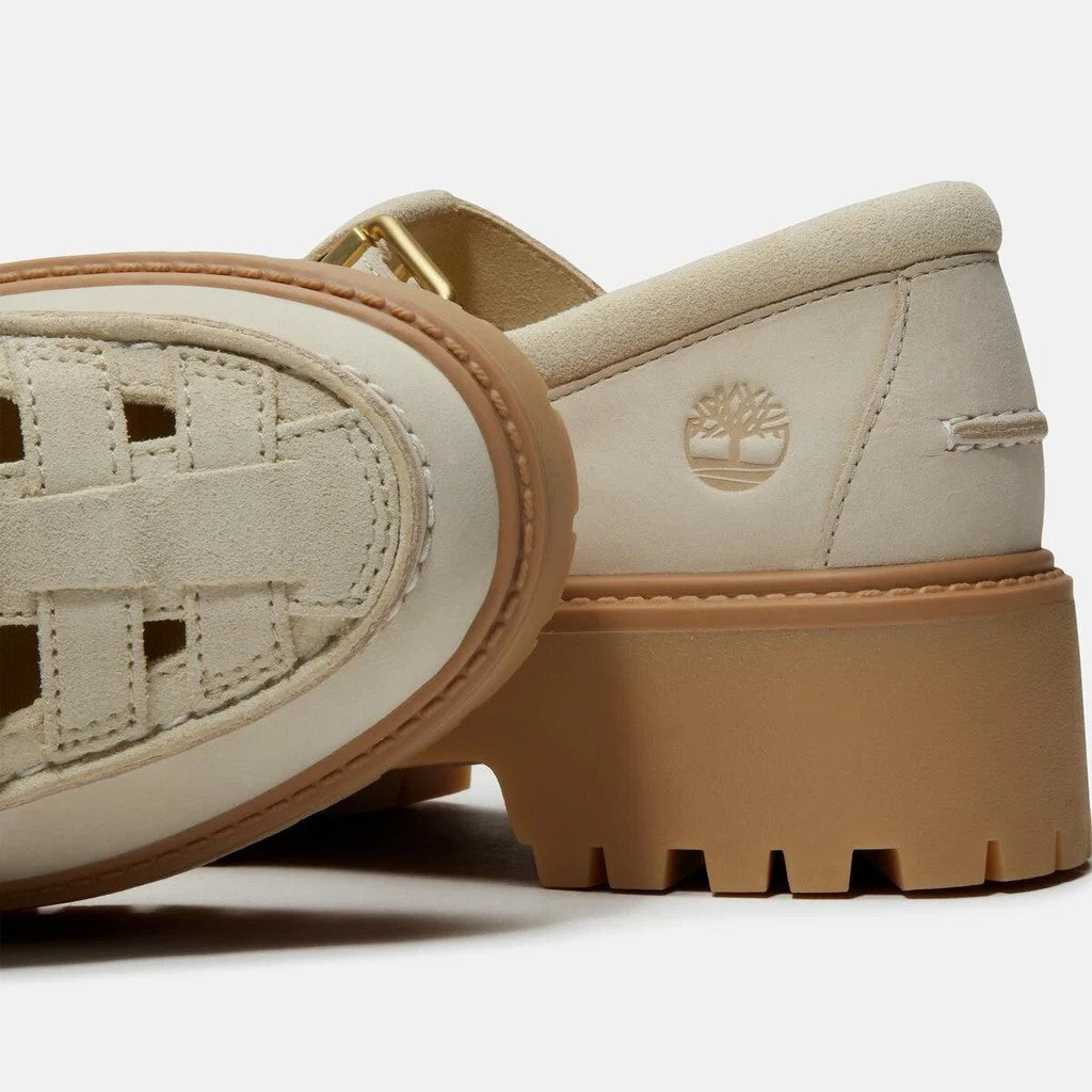 Timberland Stone Street Platform Buckle - Light Beige Suede