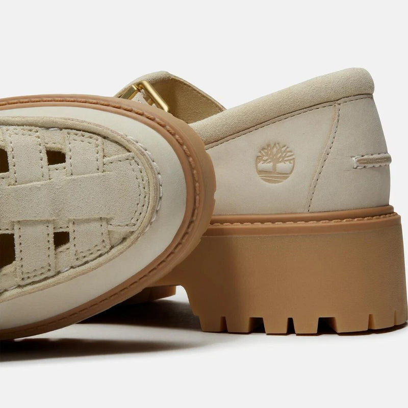 Timberland Stone Street Platform Buckle - Light Beige Suede