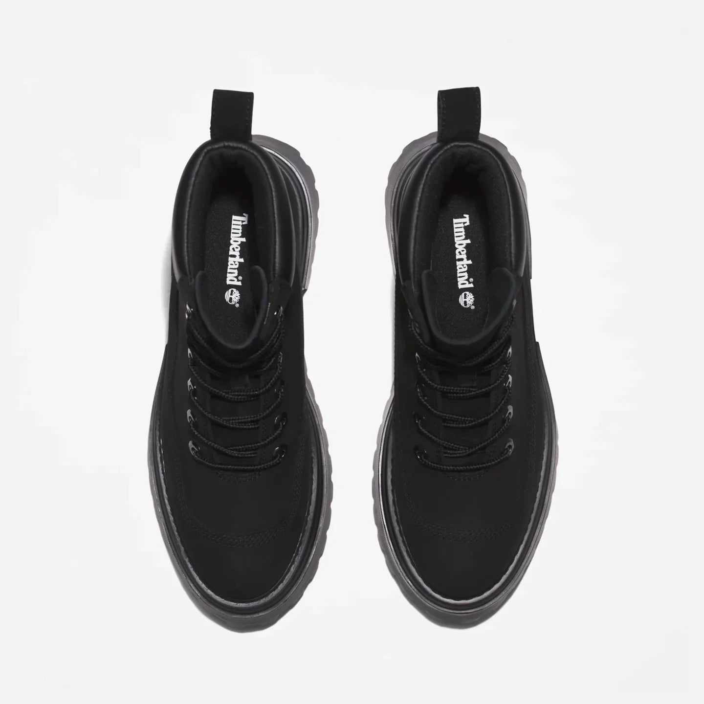 Timberland Womens Sky 6 Inch Lace Up Boots Black Nubuck