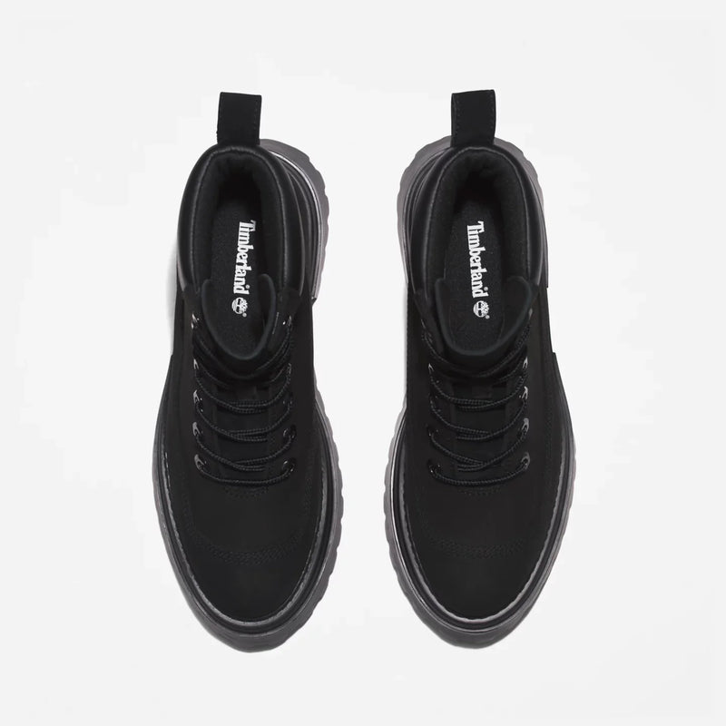 Timberland Womens Sky 6 Inch Lace Up Boots Black Nubuck