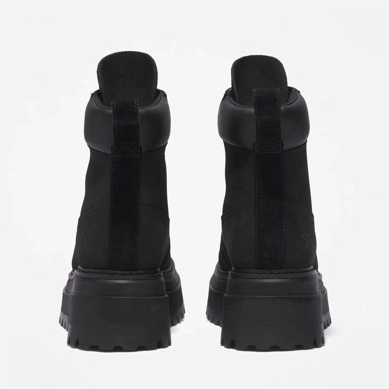 Timberland Womens Sky 6 Inch Lace Up Boots Black Nubuck