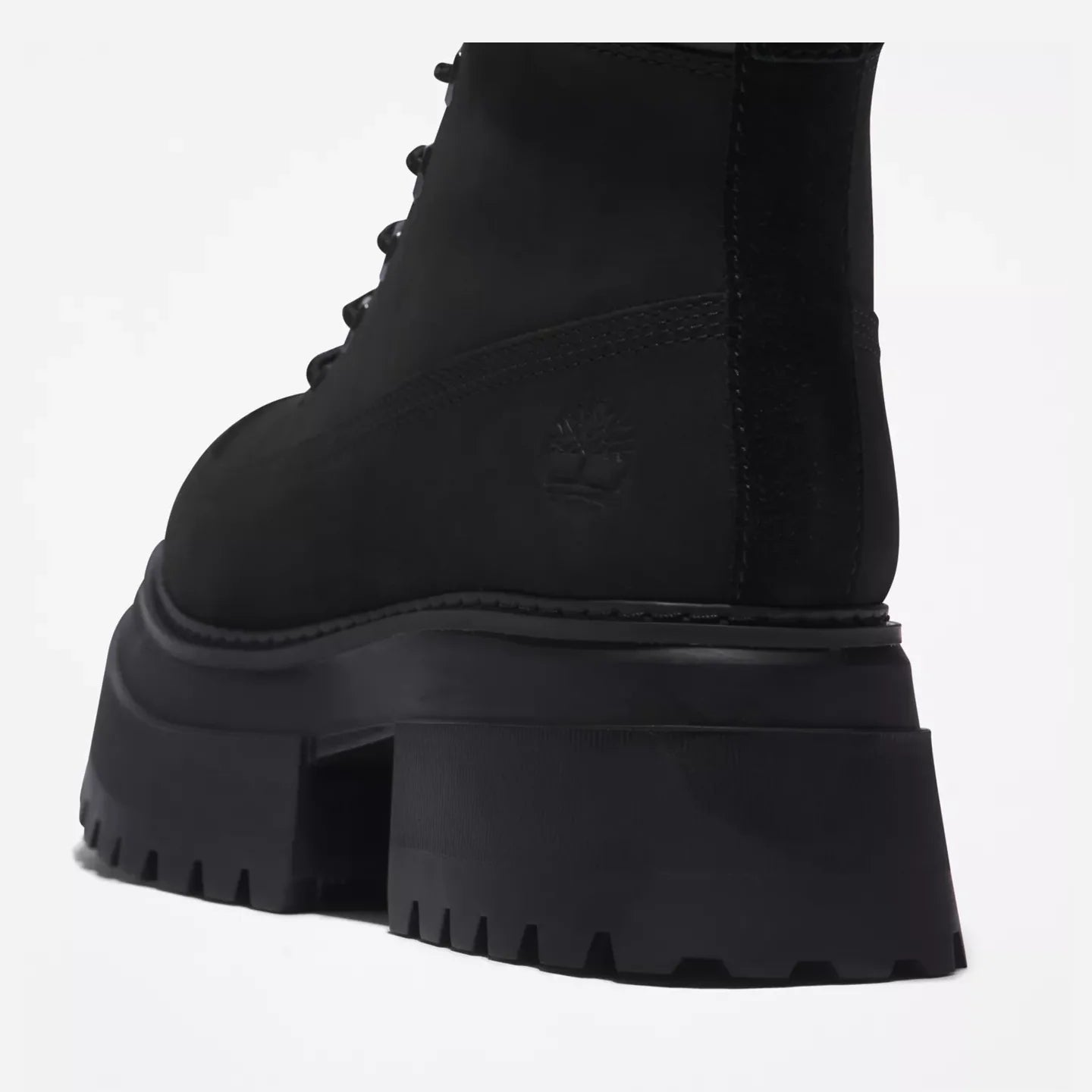 Timberland Womens Sky 6 Inch Lace Up Boots Black Nubuck