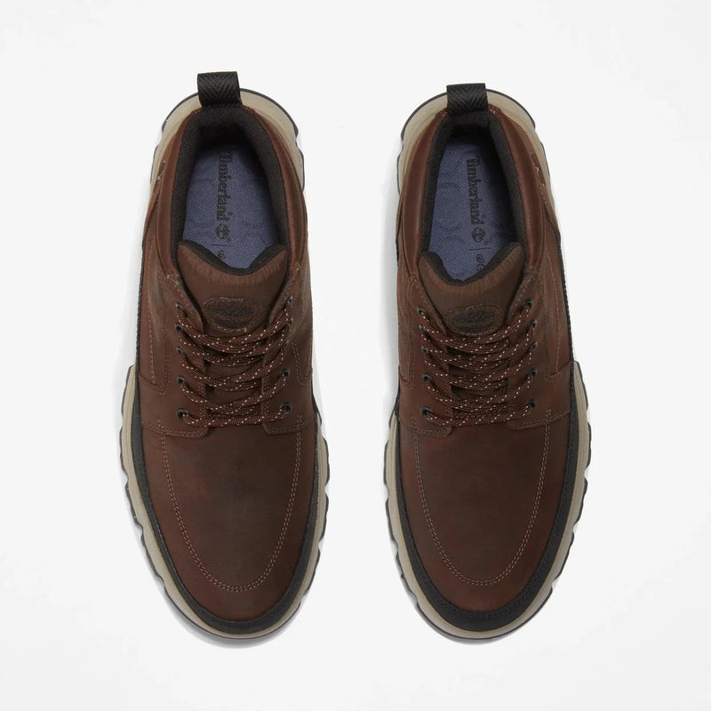 Timberland Mens Originals Ultra Waterproof Chukka V13 - Dark Brown Full Grain