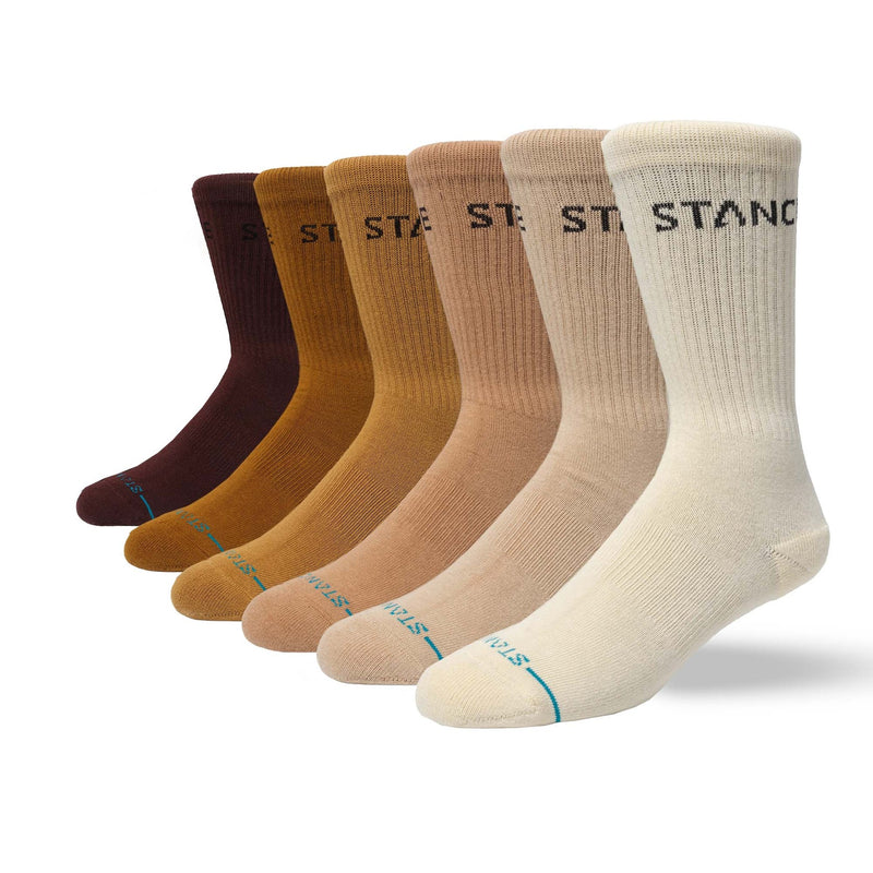 Stance Origin 6 Pack Crew Socks