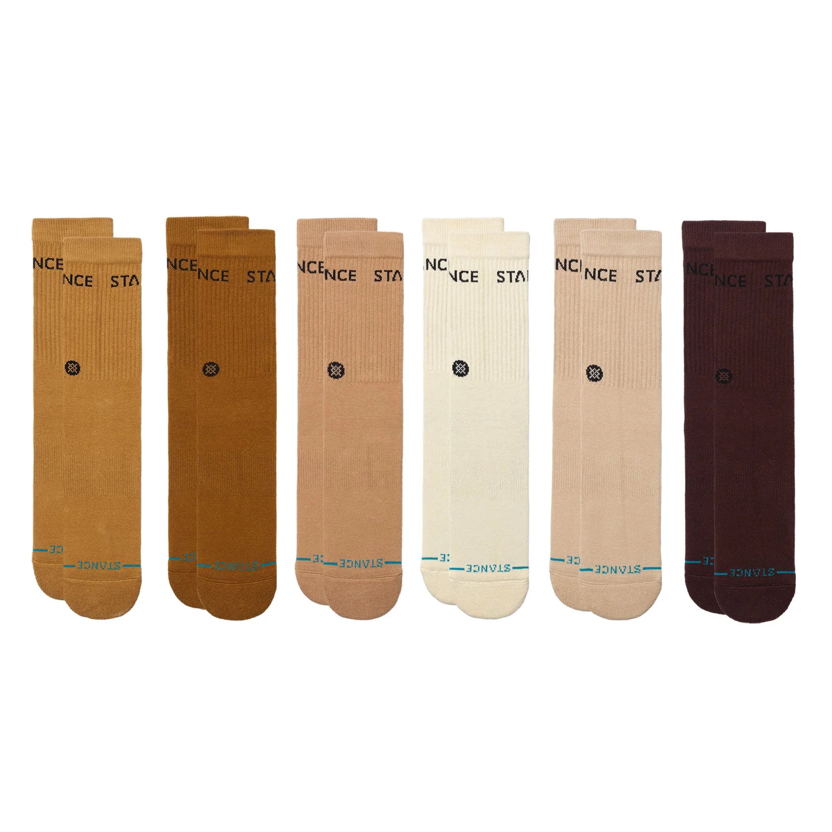 Stance Origin 6 Pack Crew Socks