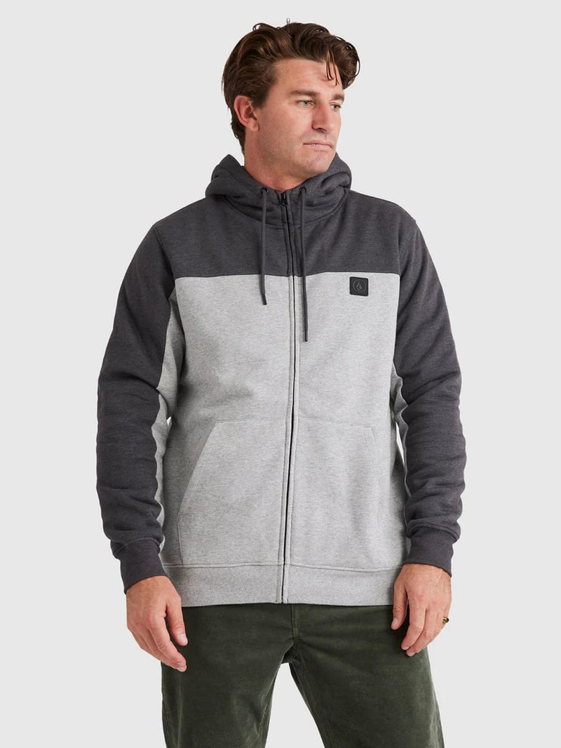 Volcom Division Lined Zip Hood Fleece