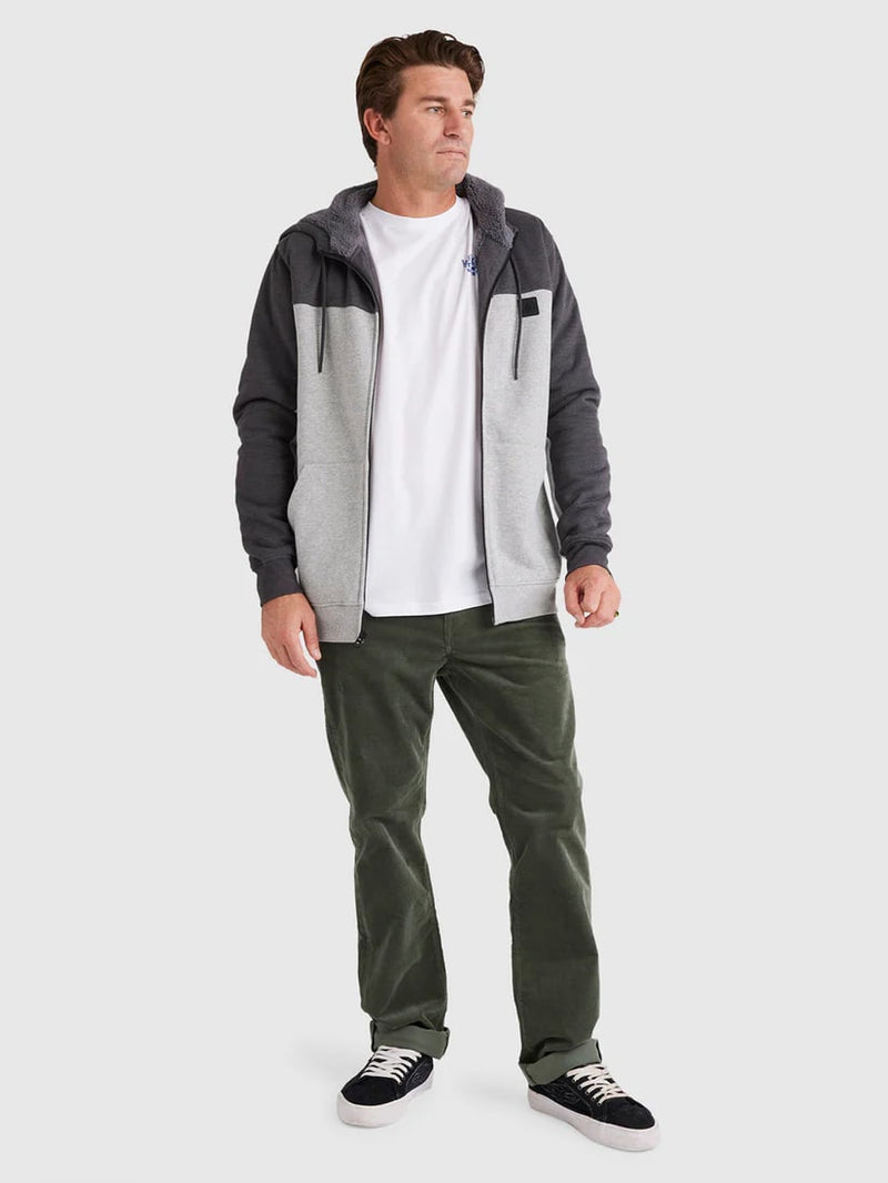 Volcom Division Lined Zip Hood Fleece
