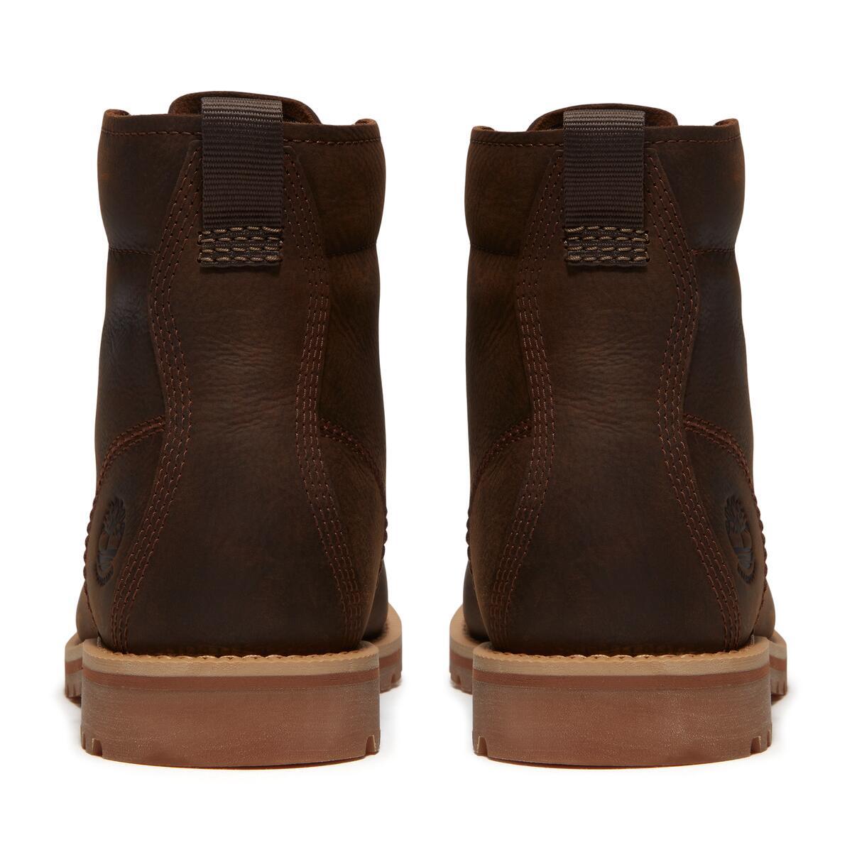 Timberland Mens Redwood Falls Waterproof Mid - Dark Brown Full Grain