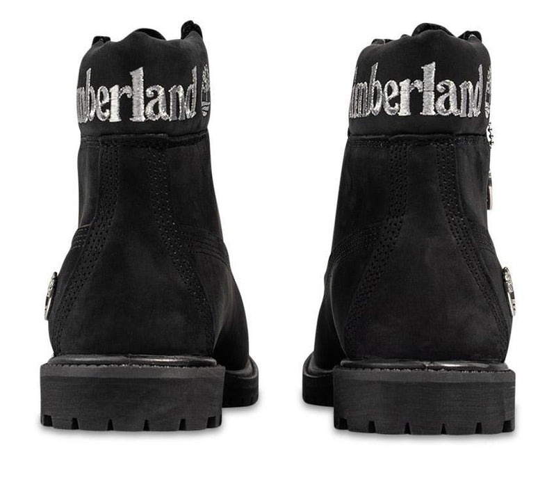 Timberland Womens 6-Inch Premium Waterproof Boots Black Nubuck