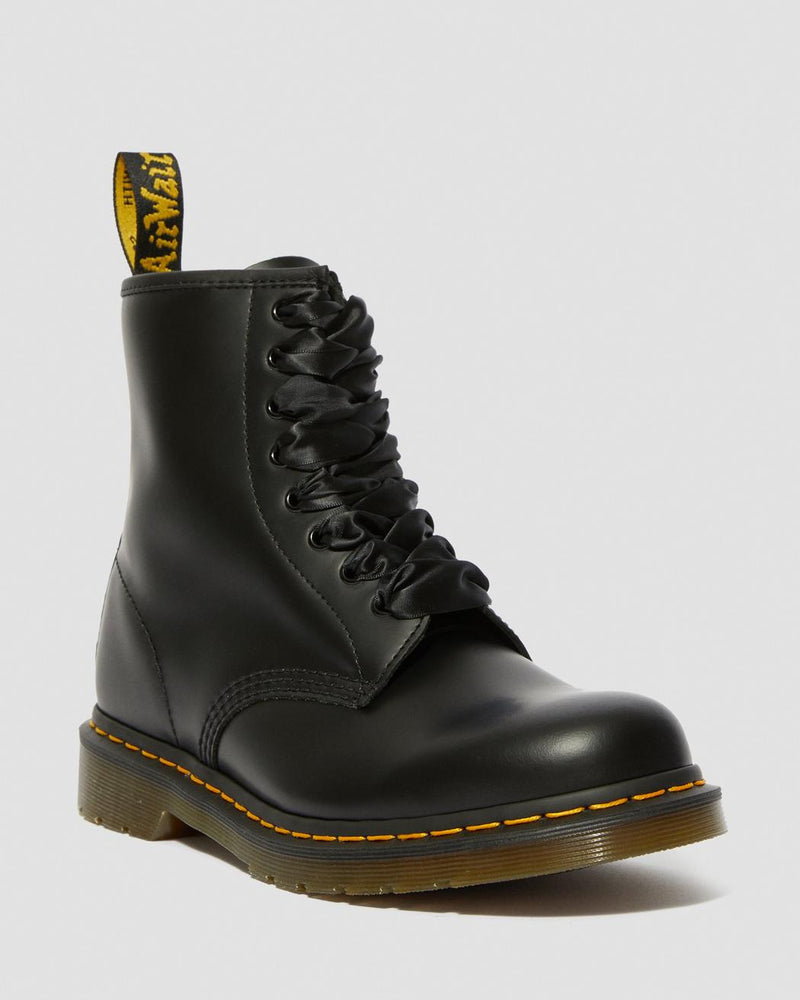 Dr. Martens 140CM Black Ribbon Laces (8-10 Eye)