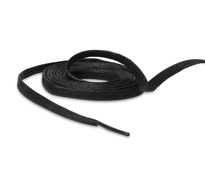 Dr. Martens 140CM Flat Waxed Laces (8-10 Eye) Black