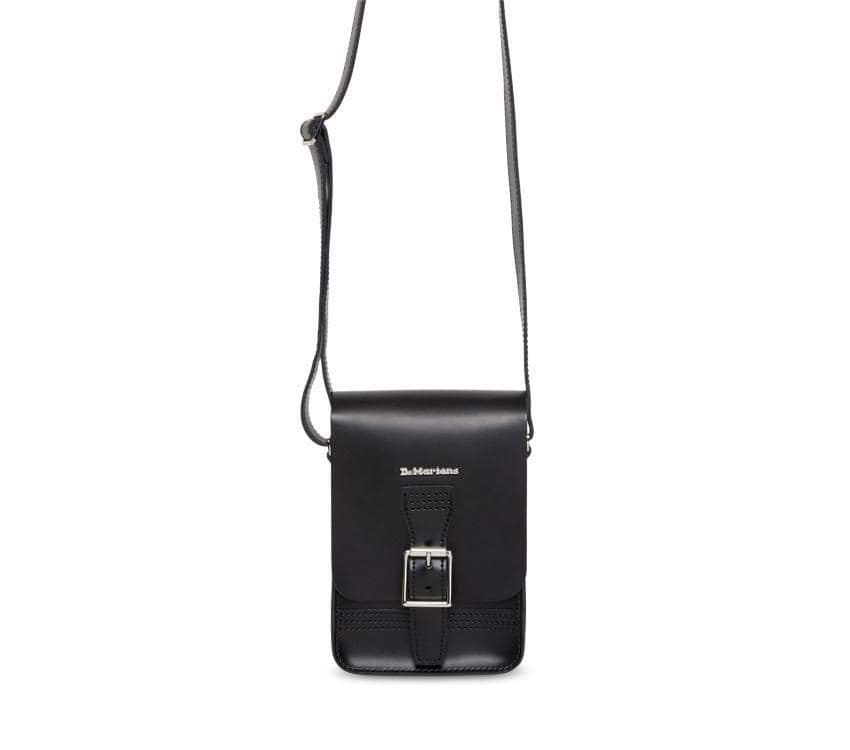 Dr Martens Box Crossbody Black Kiev Black Smooth