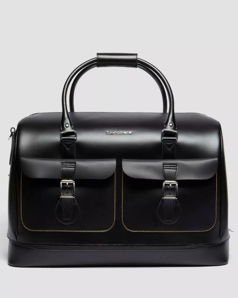 Dr. Martens City Living Weekender Bag - Black Kiev & Black Smooth