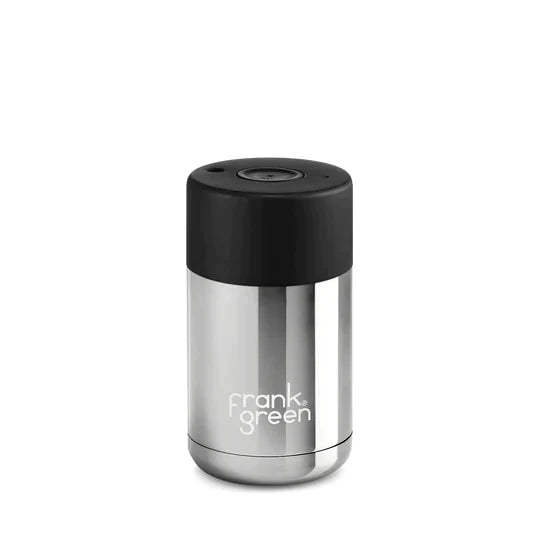Frank Green Silver / Midnight Ceramic Reusable Cup 355ml (12oz)