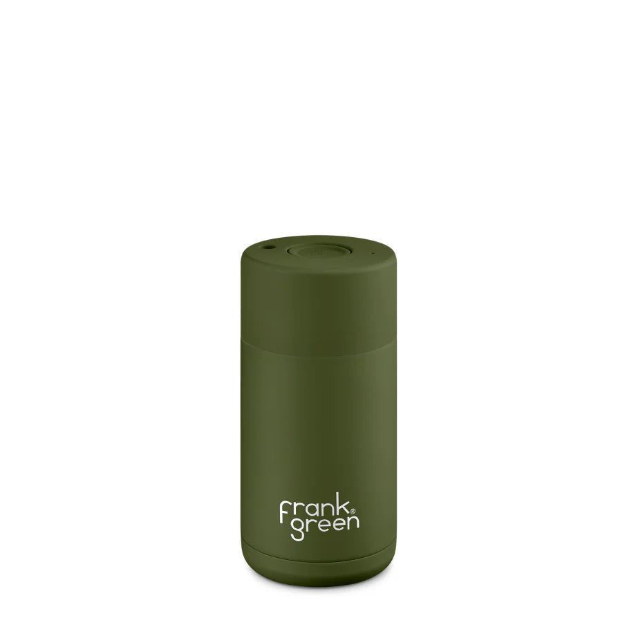 Frank Green Khaki Ceramic Reusable Cup 355ml (12oz)