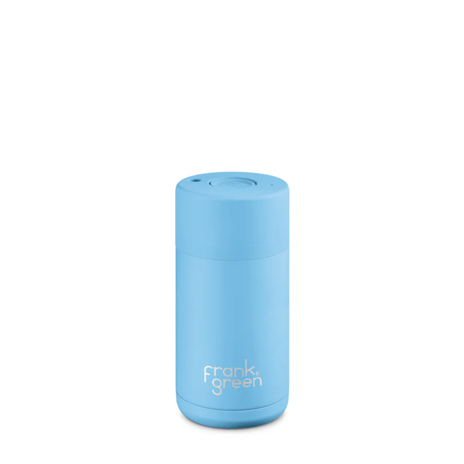 Frank Green Sky Blue Ceramic Reusable Cup 355ml (12oz)