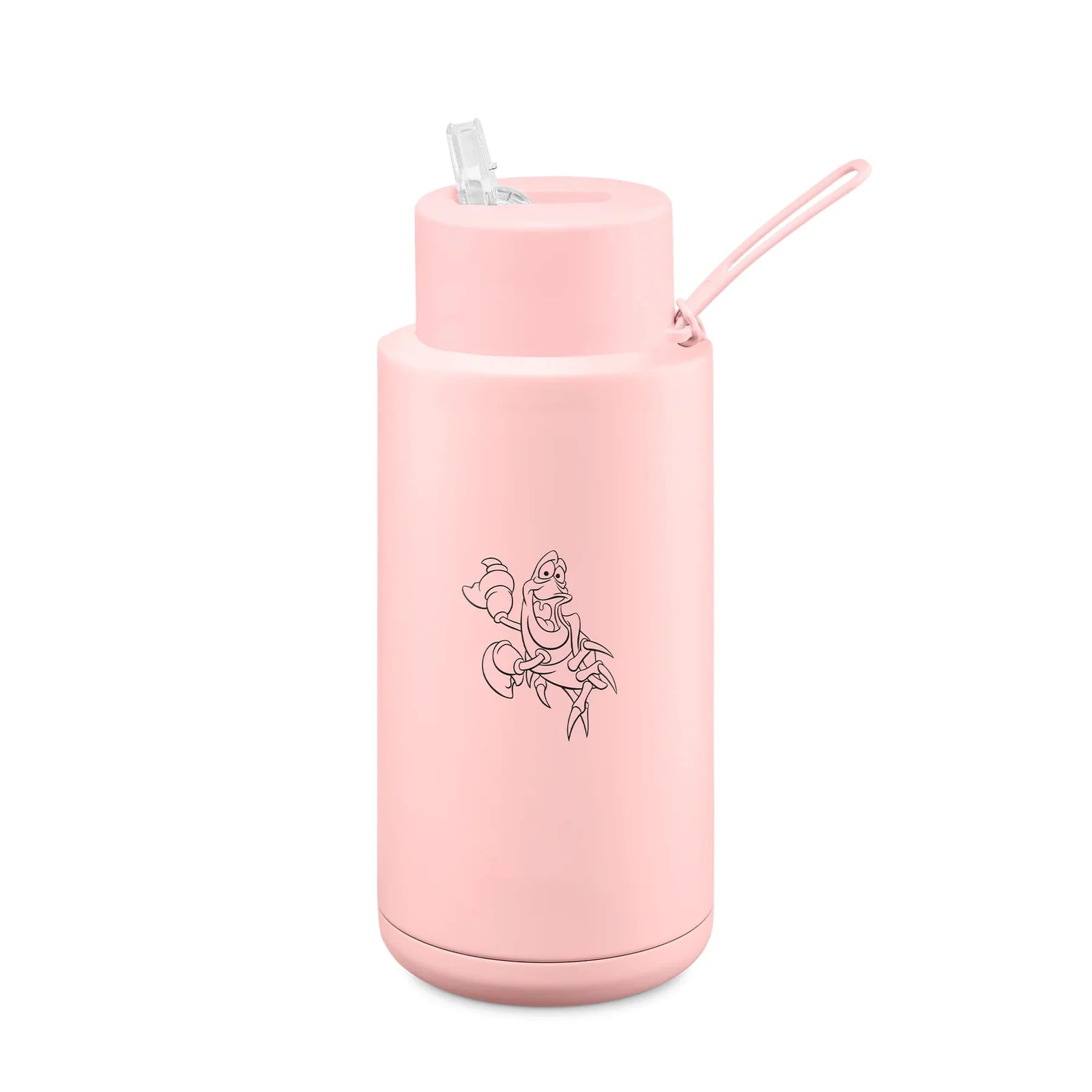 Frank Green Sebastian Ceramic Reusable Bottle with Straw Lid 1,000ml (34oz) - Blushed