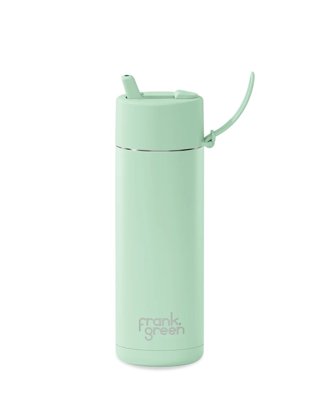 Frank Green Mint Gelato Ceramic Reusable Bottle with Flip Straw Lid 595ml (20oz)