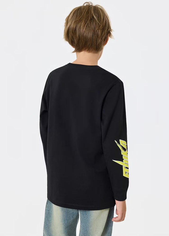 Ethika Boys Bolt Camo Longsleeve Tee