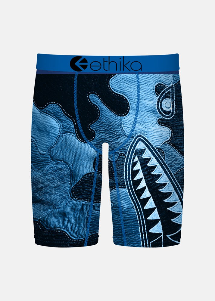 Ethika Boys Bomber Denim Blues Staple