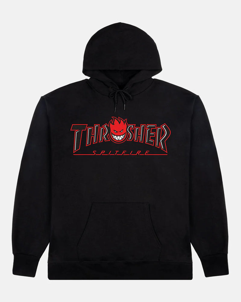 Thrasher X Spitfire Big Head Hood - Black