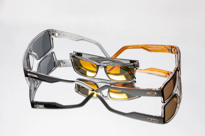 Unit Command Polarised Sunglasses - Black / Silver