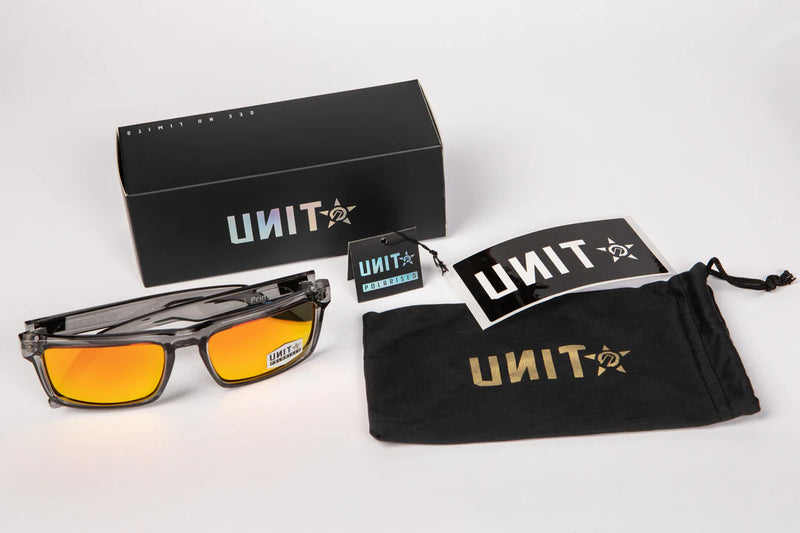 Unit Primer Polarised Sunglasses - Crystal / Smoke