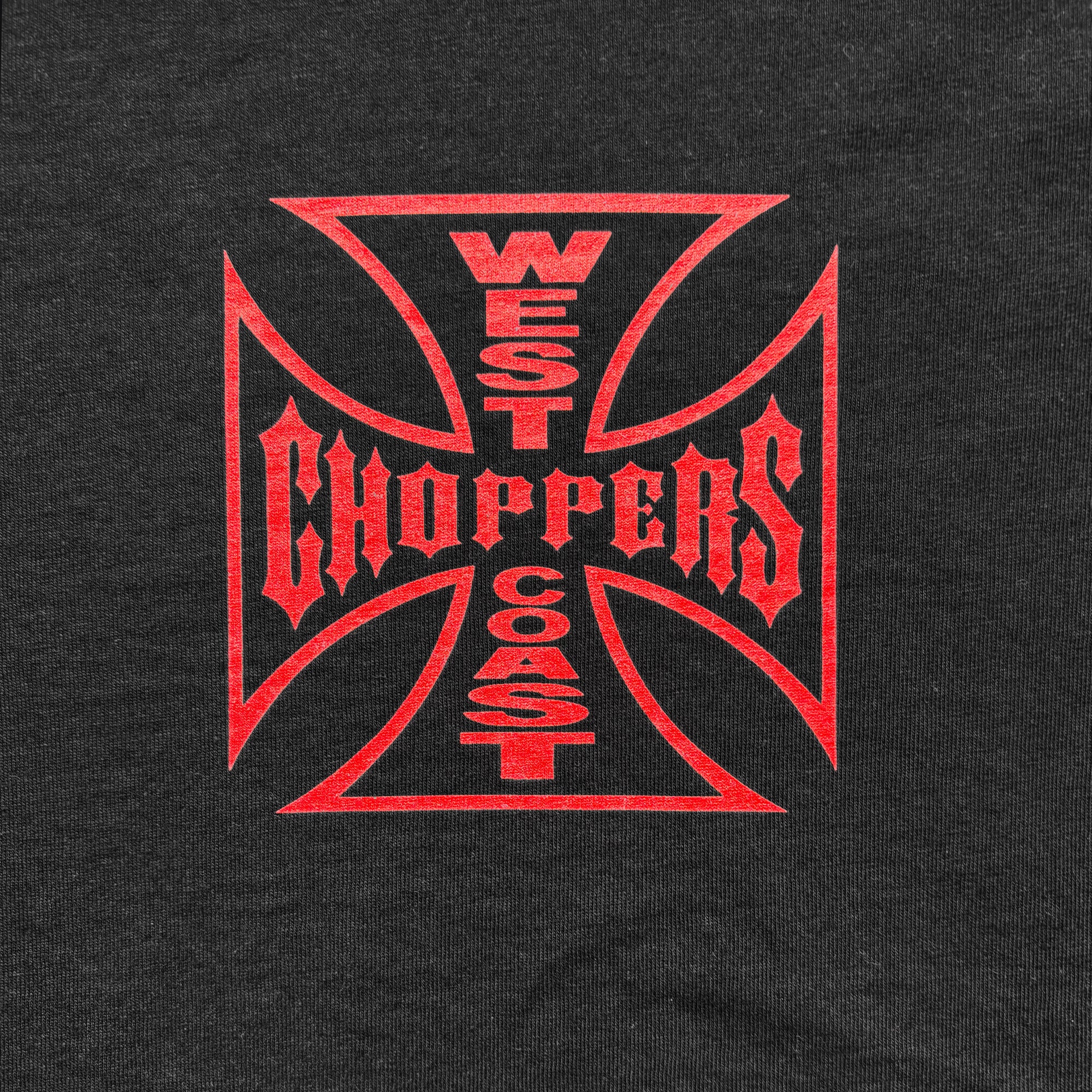West Coast Choppers Circle Cross Tee - Black
