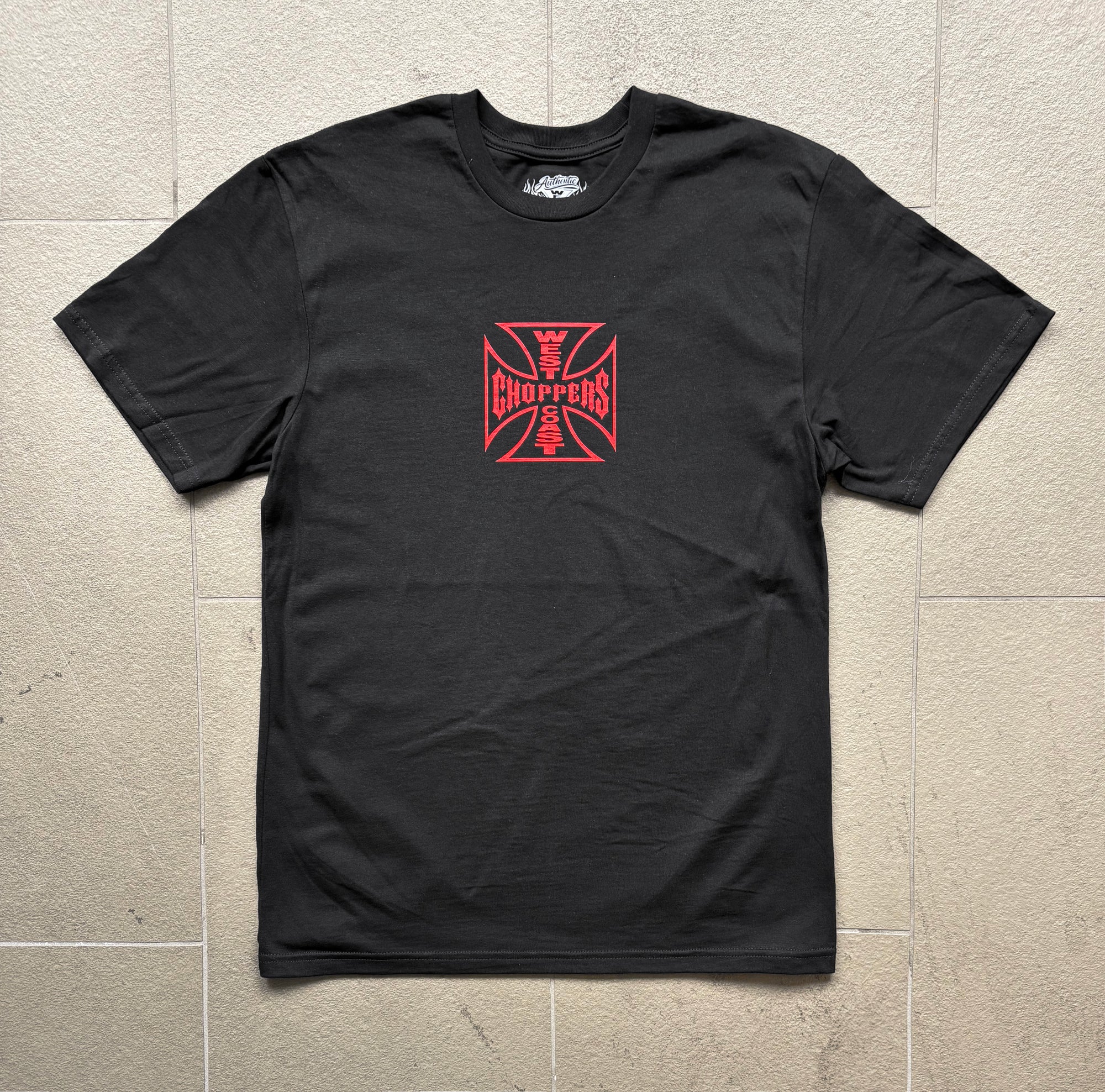 West Coast Choppers Circle Cross Tee - Black