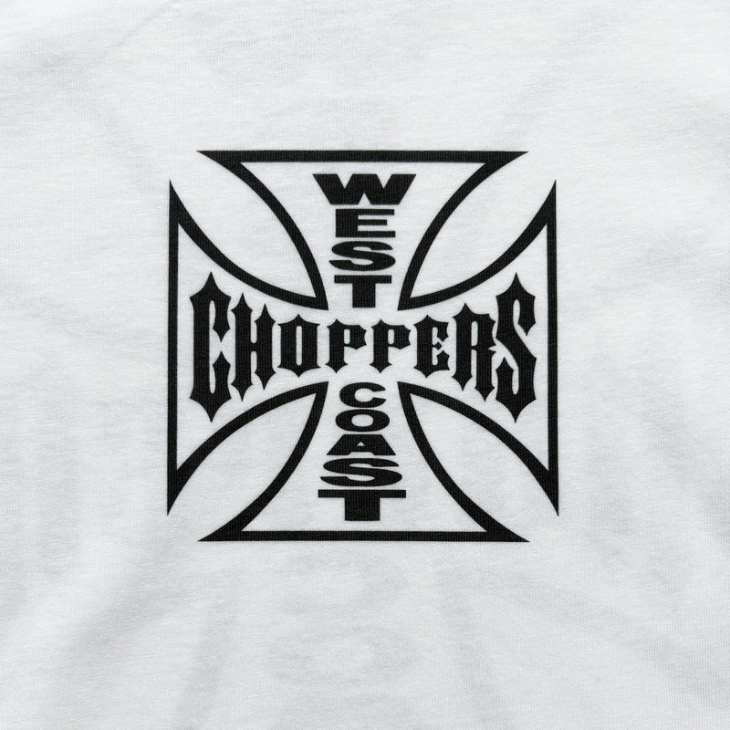 West Coast Choppers Circle Cross Tee - White