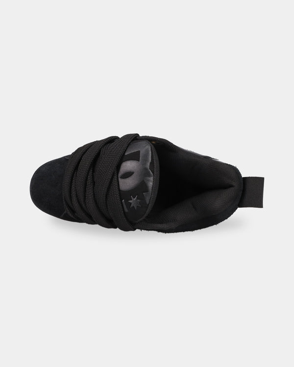 DC Womens Court Graffik Puff - Black/Black/Black