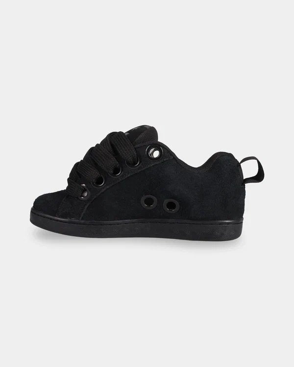 DC Womens Court Graffik Puff - Black/Black/Black