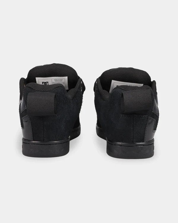 DC Womens Court Graffik Puff - Black/Black/Black