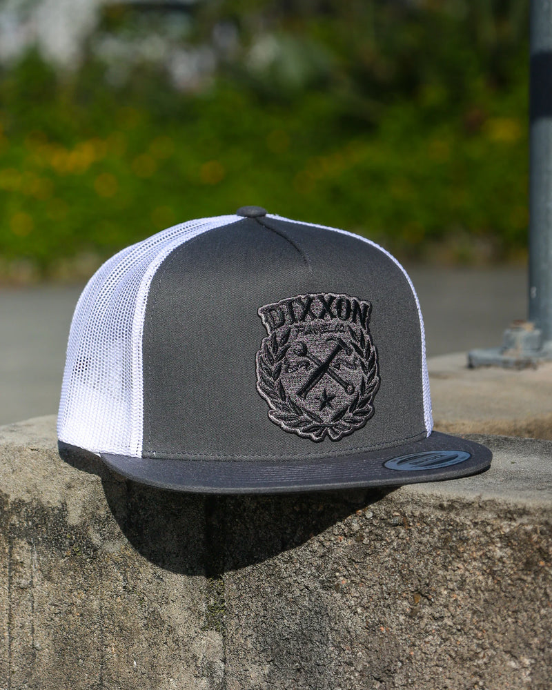 Dixxon Party Crest Cap Charcoal/White