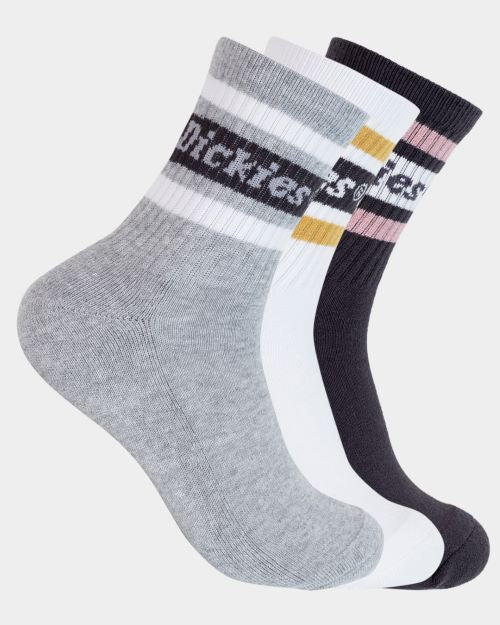 Dickies Standard 1/4 Crew Women's Socks 3 Pack