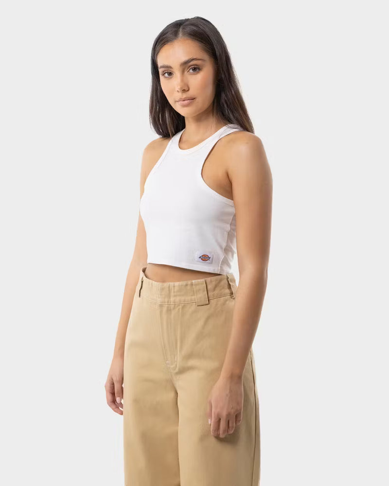 Dickies Classic Logo Racer Front Crop Tank