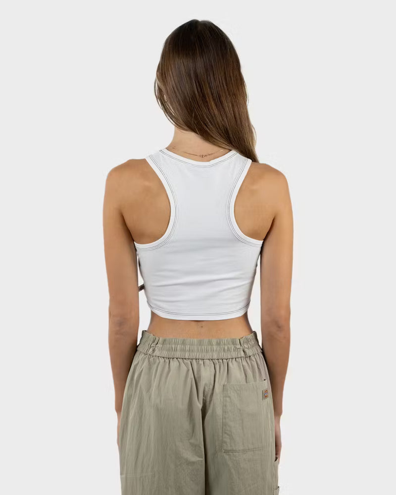 Dickies Classic Logo Racer Front Crop Tank
