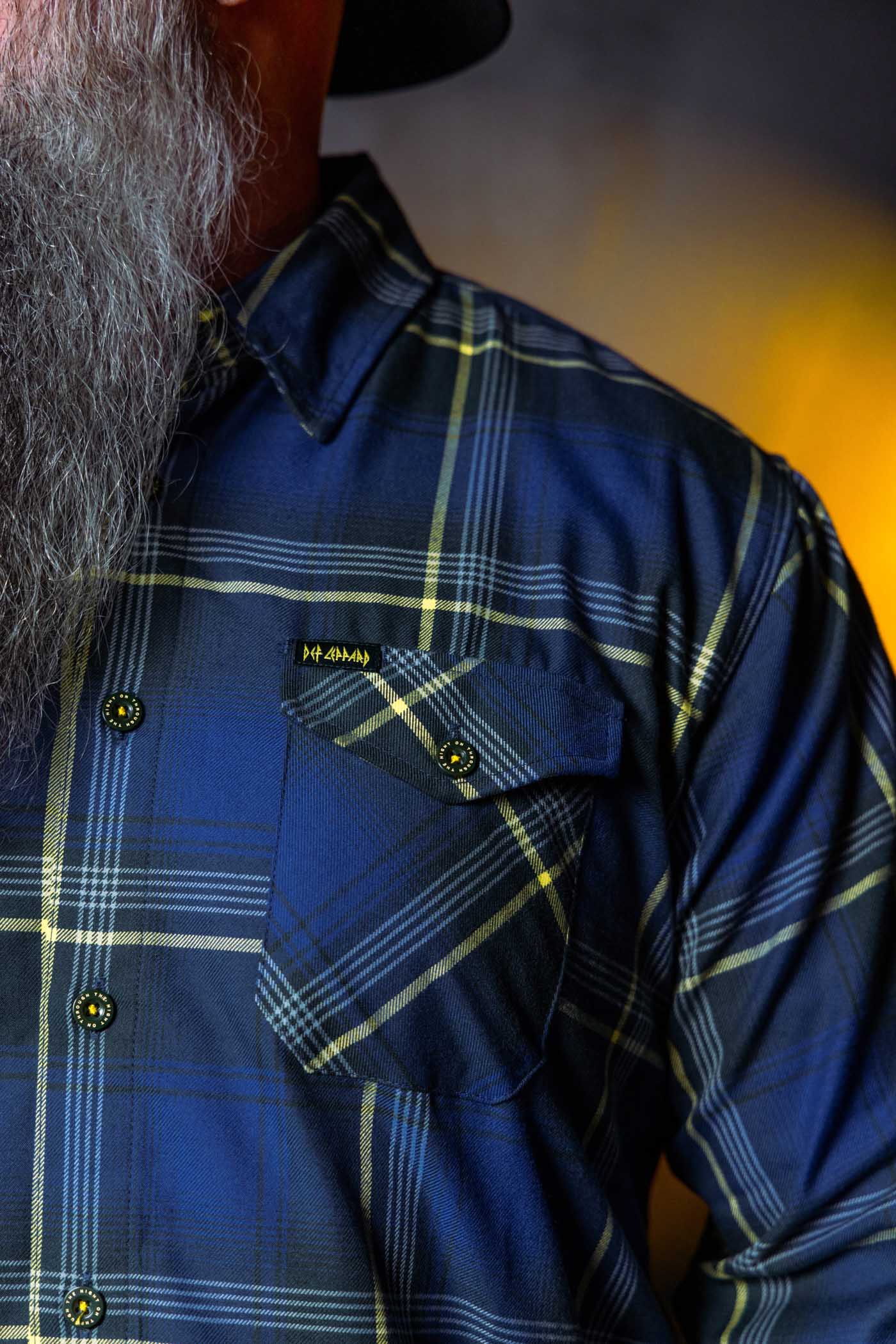 Dixxon Def Leppard - On Through The Night Flannel