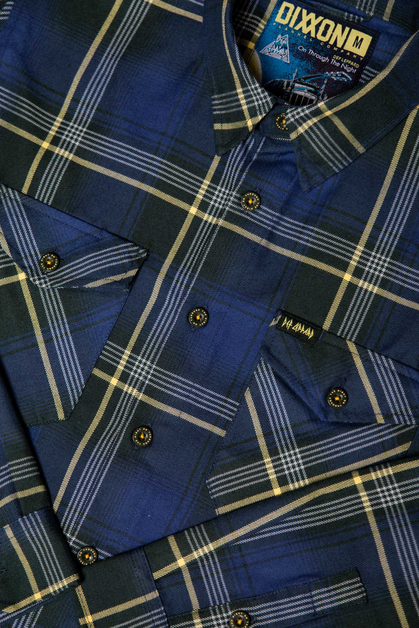 Dixxon Def Leppard - On Through The Night Flannel