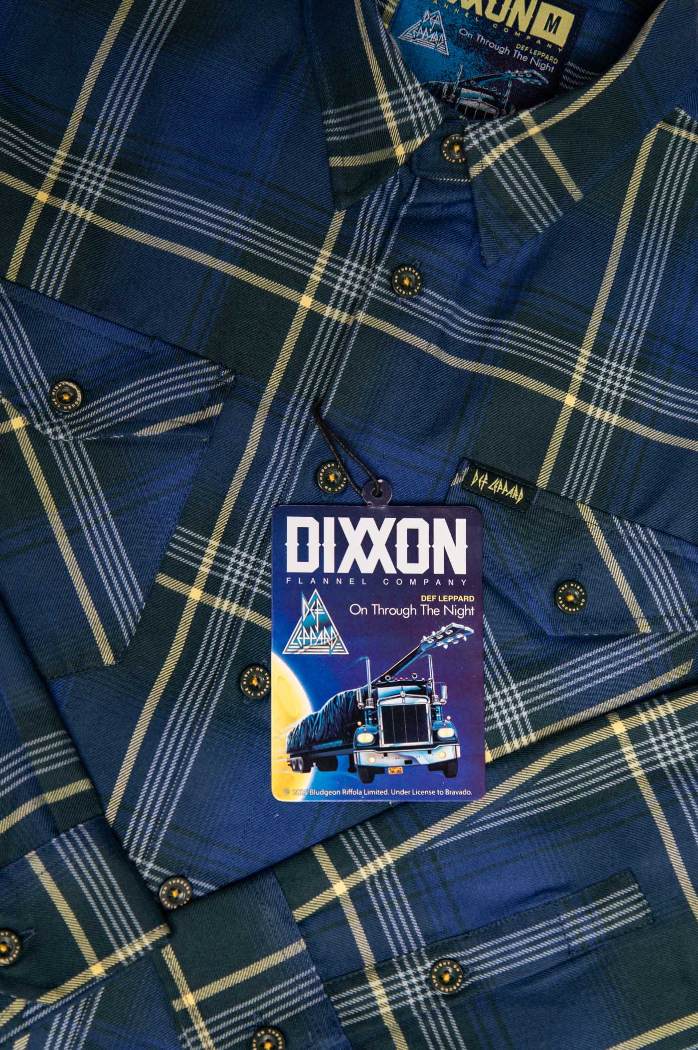 Dixxon Def Leppard - On Through The Night Flannel