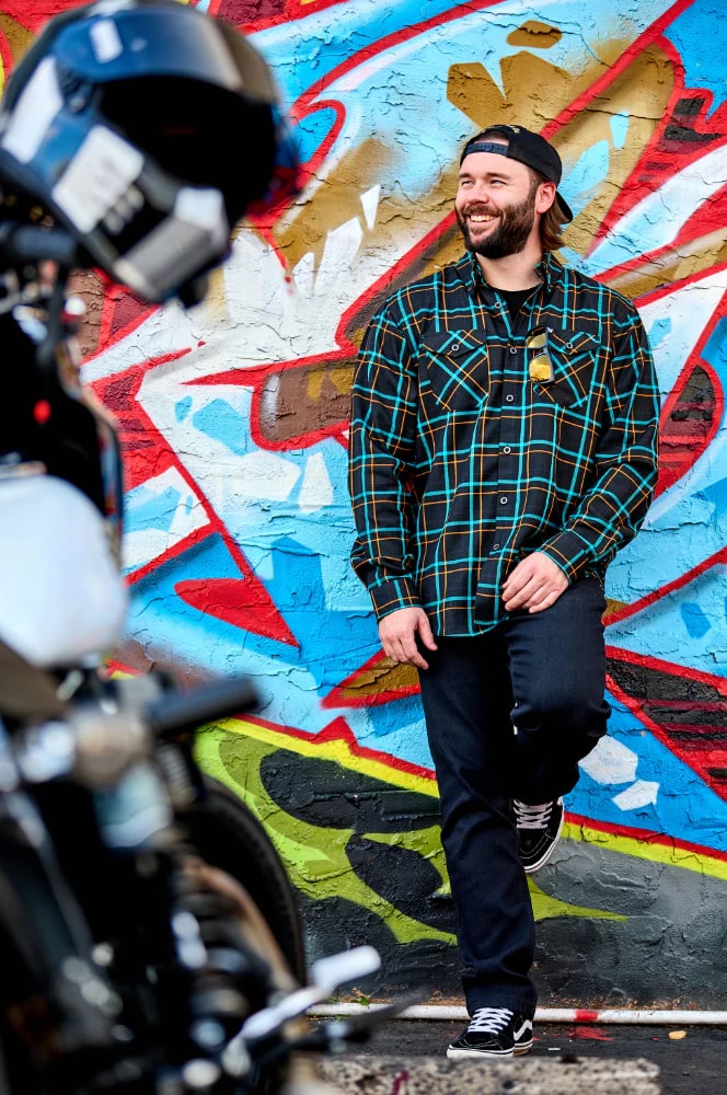 Dixxon J&P Cycles 45th Anniversary Flannel