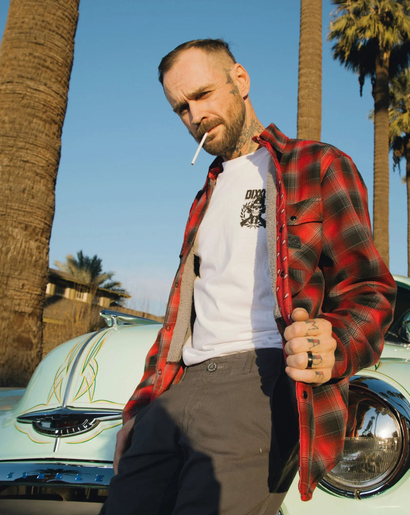 Dixxon Johnny Sherpa Lined Flannel Jacket