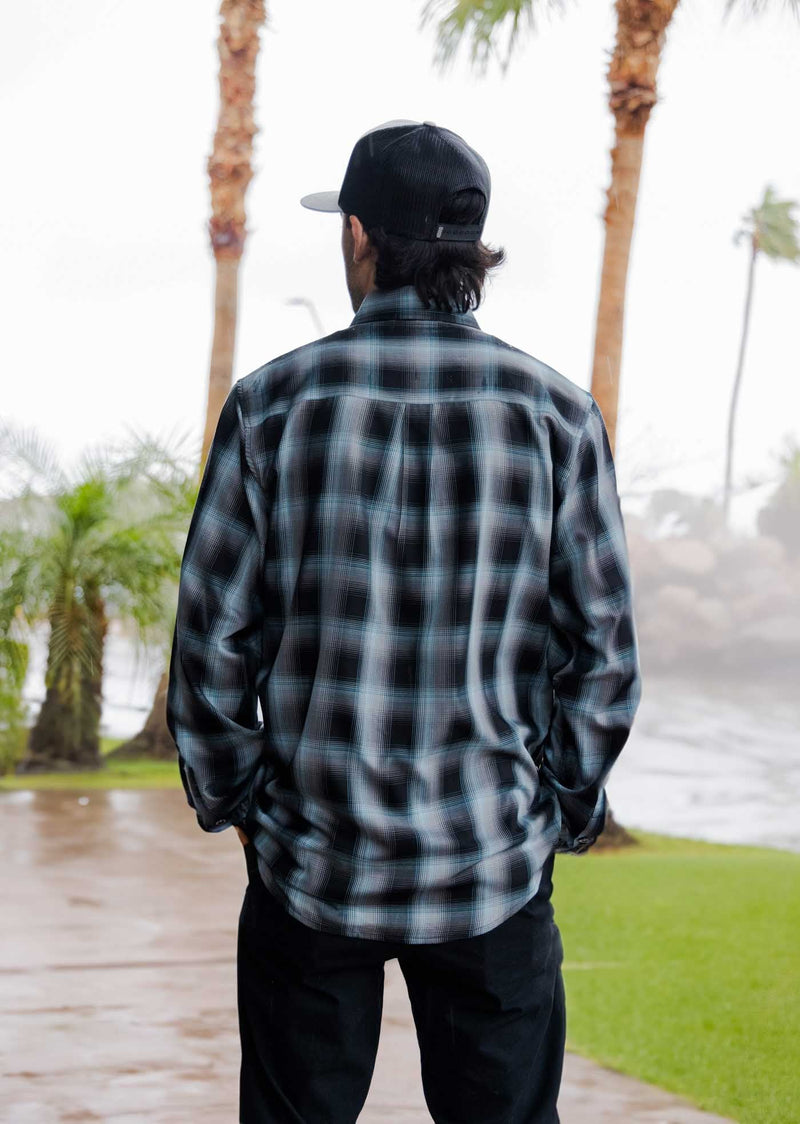 Dixxon Morning Fog Bamboo Long Sleeve Flannel