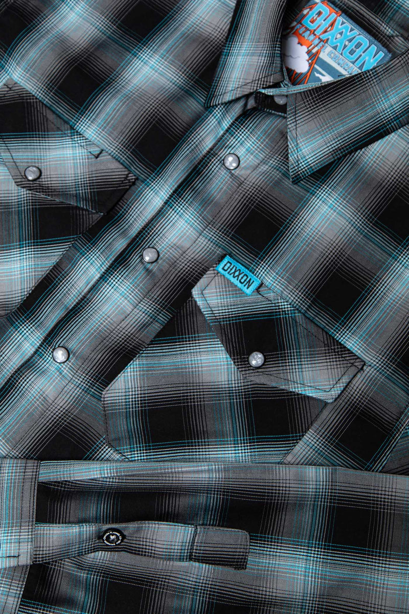 Dixxon Morning Fog Bamboo Long Sleeve Flannel