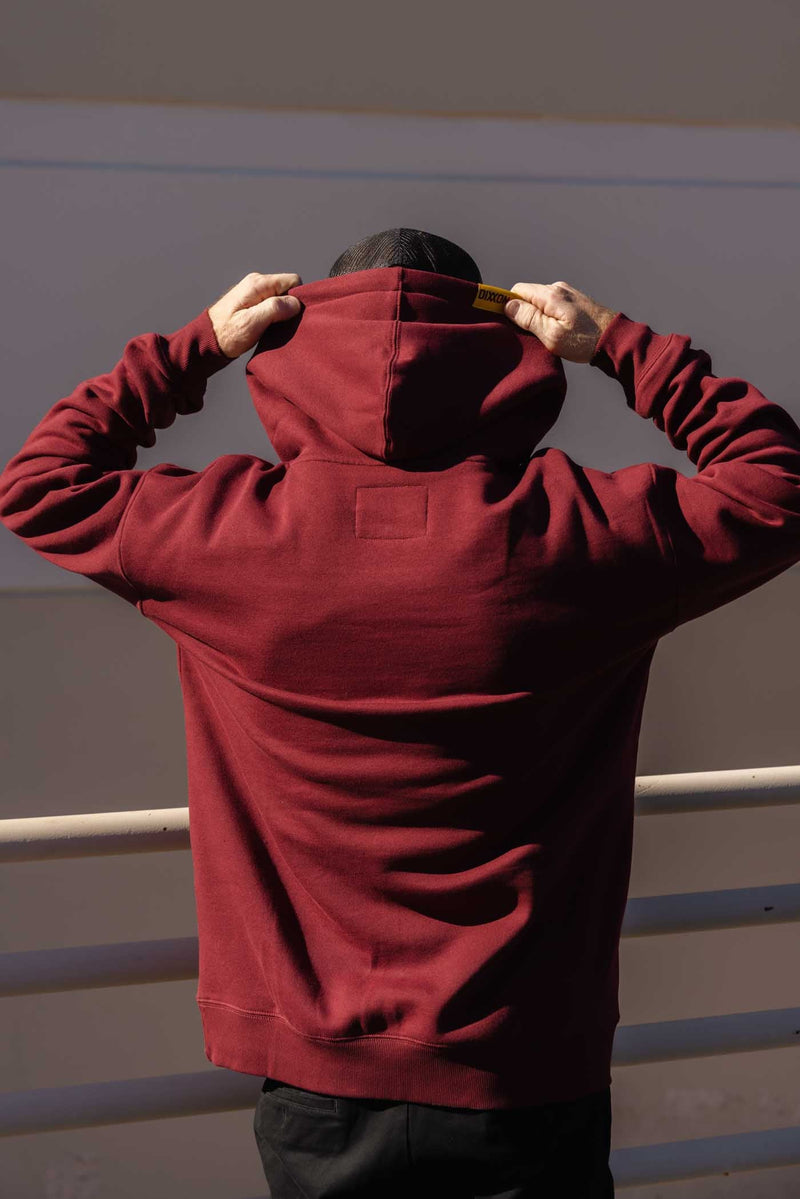 Dixxon Longhorn Pullover Hood - Maroon