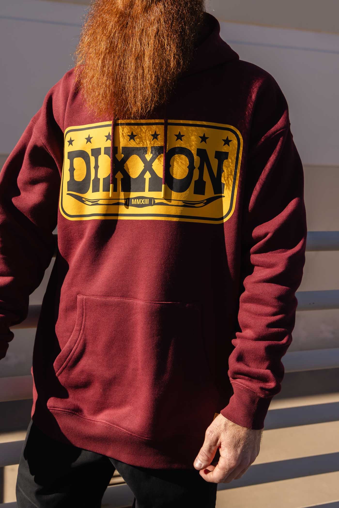 Dixxon Longhorn Pullover Hood - Maroon