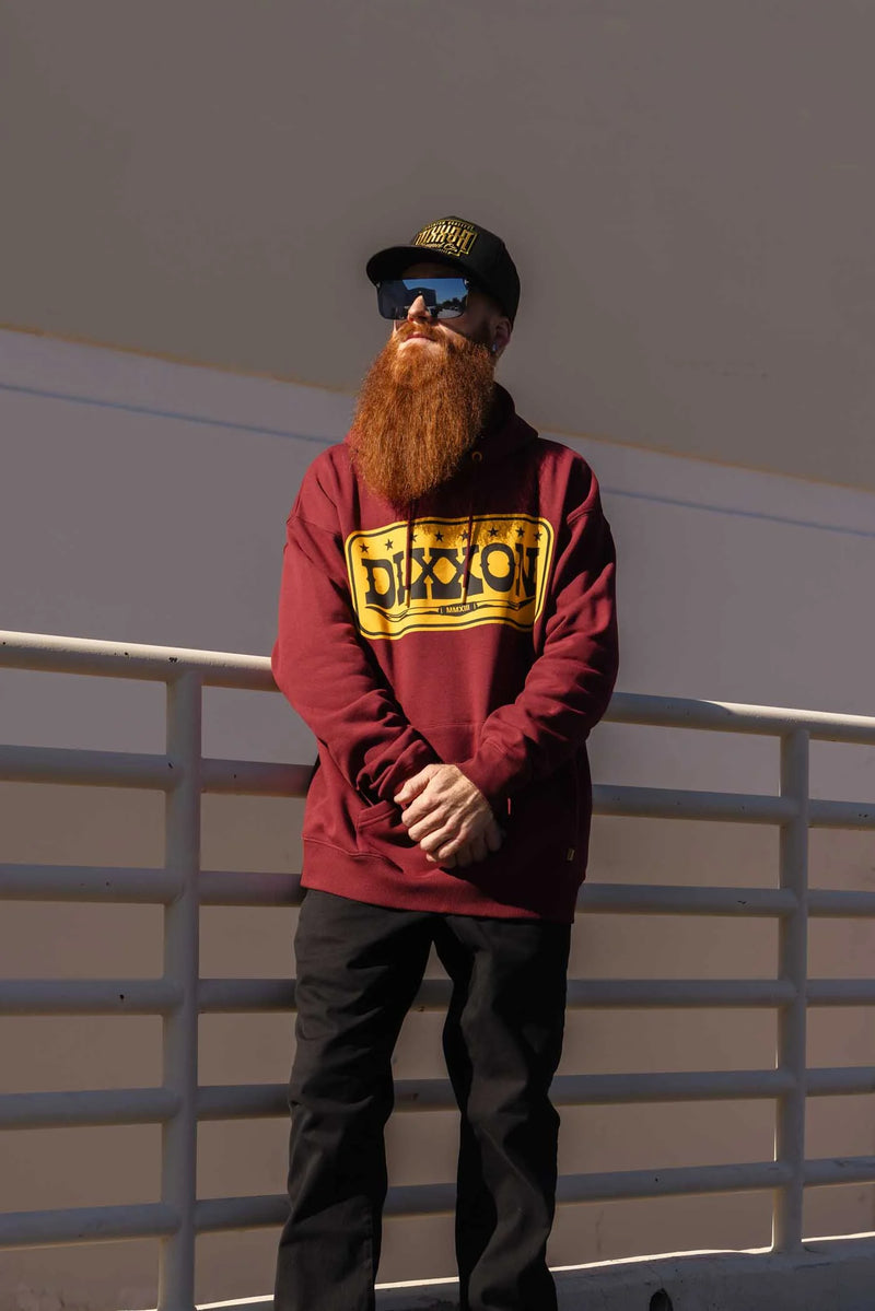 Dixxon Longhorn Pullover Hood - Maroon
