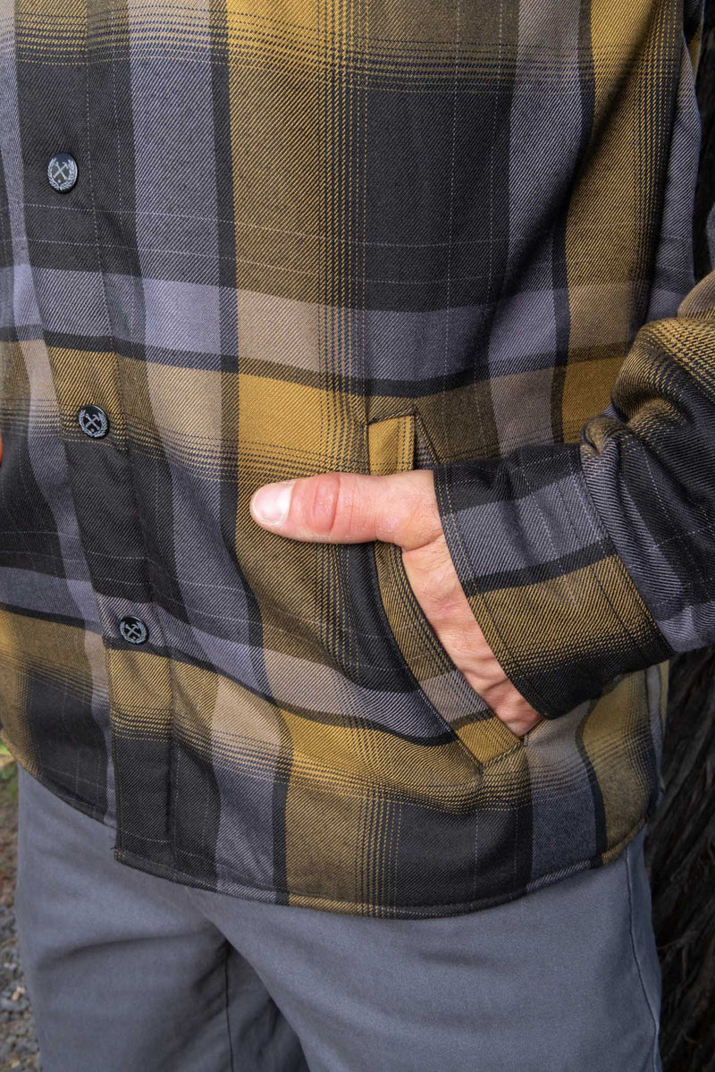 Dixxon Knox Sherpa Lined Flannel Jacket