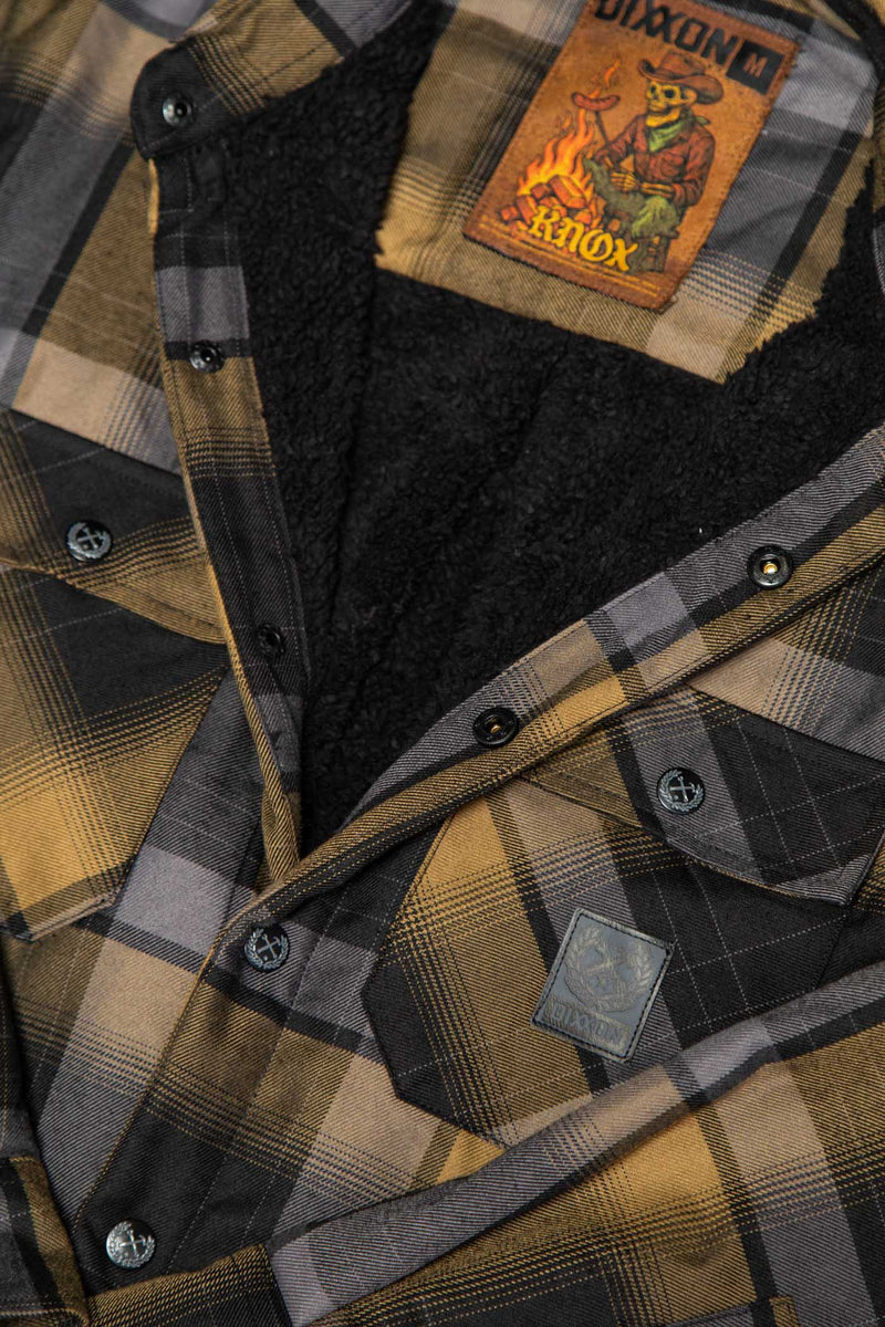 Dixxon Knox Sherpa Lined Flannel Jacket