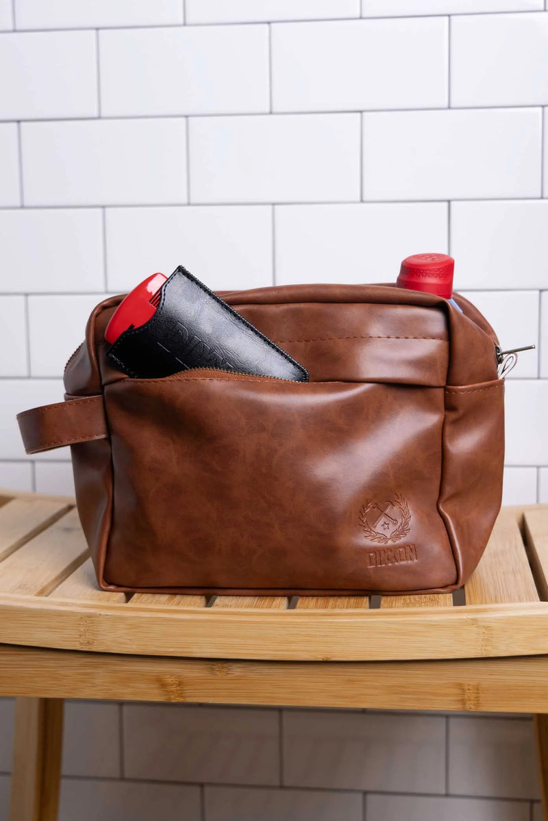 Dixxon Toiletry Bag Brown
